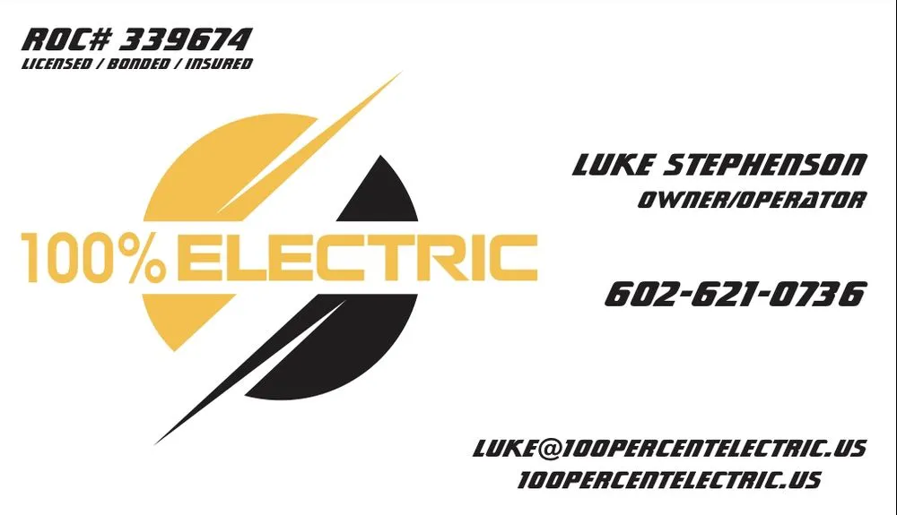 Slide of 100% Electric