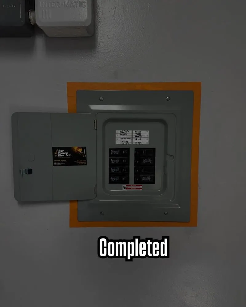 Slide of 1st Touch Electric Inc