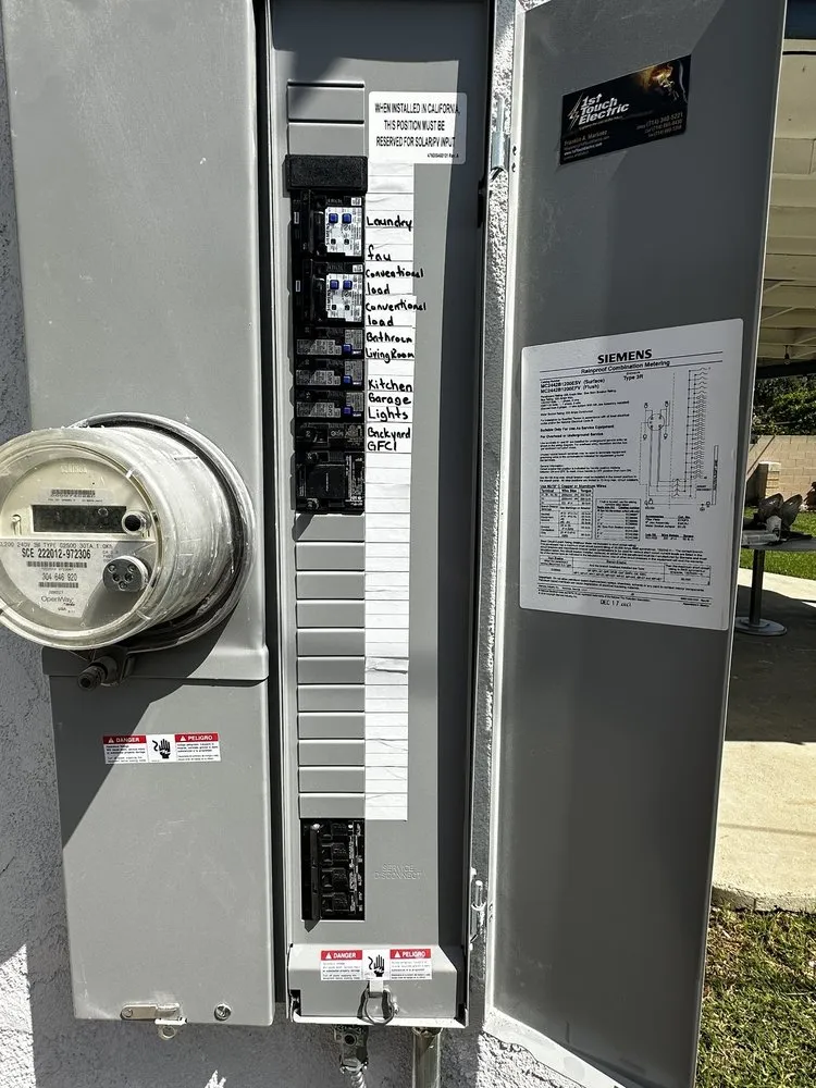 Slide of 1st Touch Electric Inc