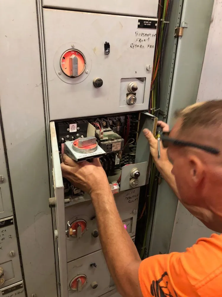 Licensed electrician providing outlet and switch repair in ,