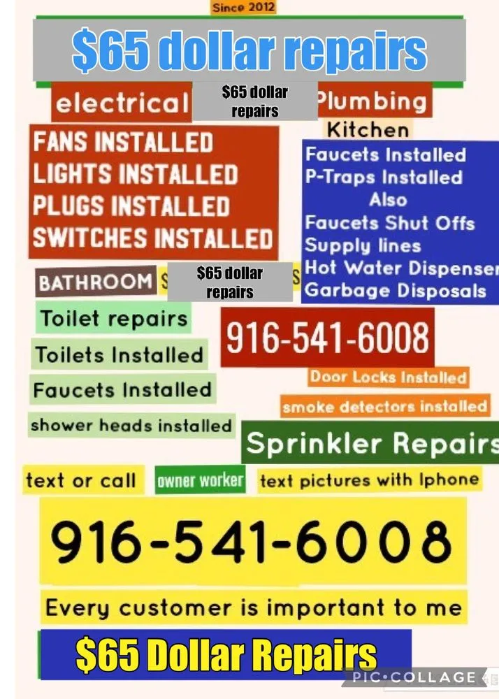 Slide of 55 Dollar Repairs