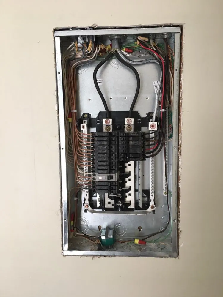Certified electrician providing panel upgrade in ,