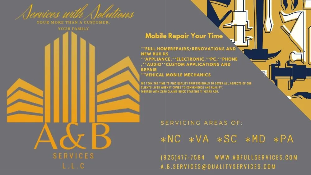 Slide of A & B Services