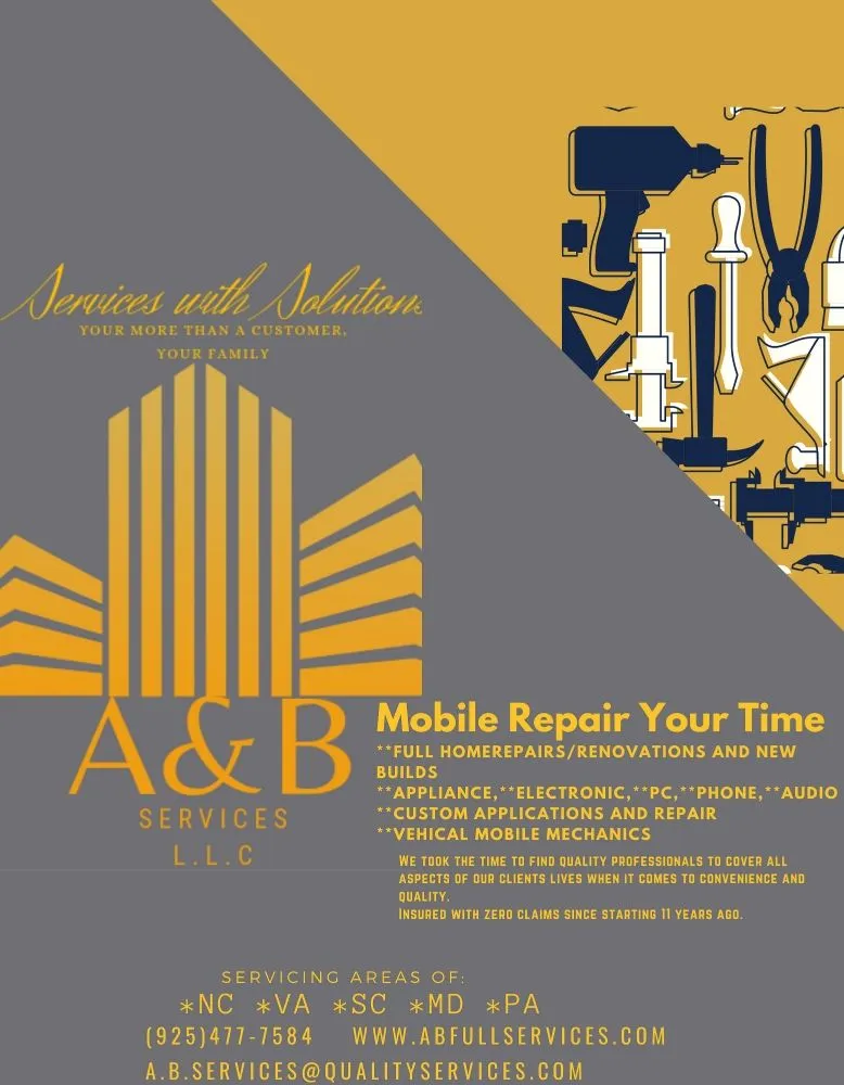 Slide of A & B Services