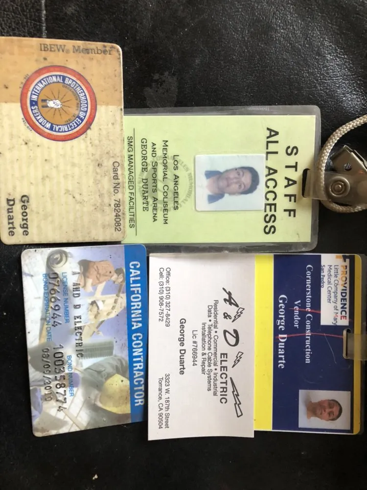 Slide of A & D Electric