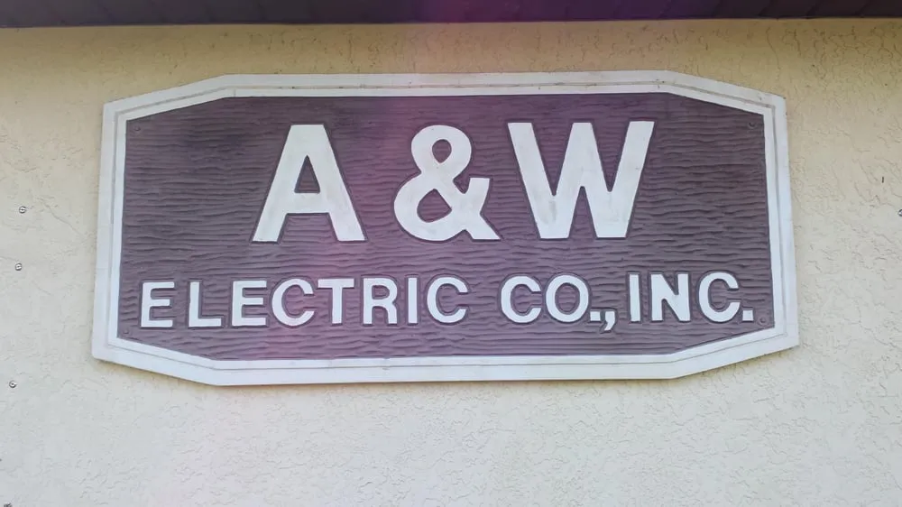 Slide of A & W Electric