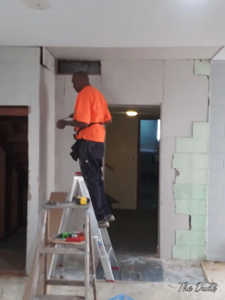 Slide of A and J Drywall repair