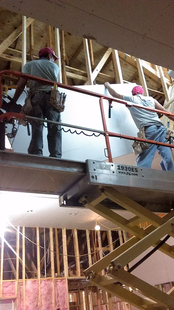 Slide of A and J Drywall repair