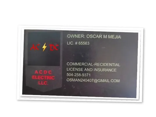 A C D C Electric Logo