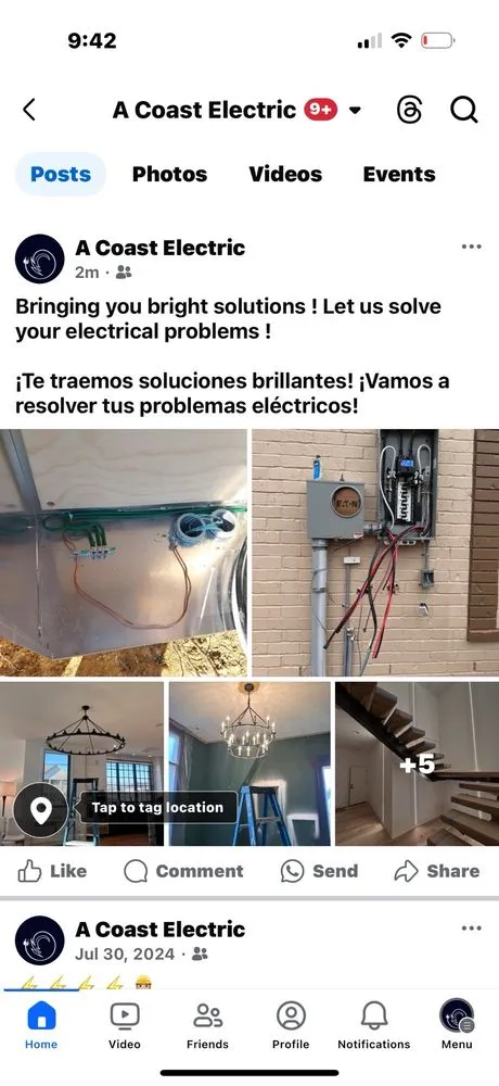 Slide of A Coast Electric