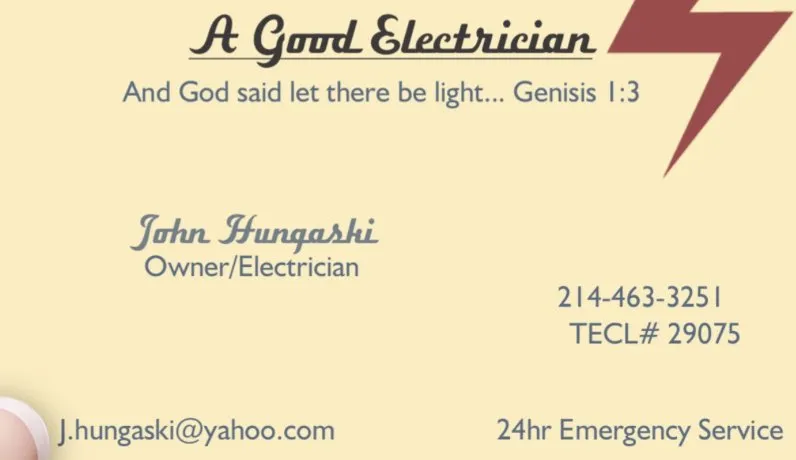 Slide of A Good Electrician