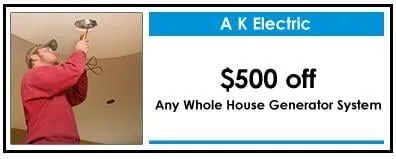 Licensed emergency electrical service experts serving , - A K Electric