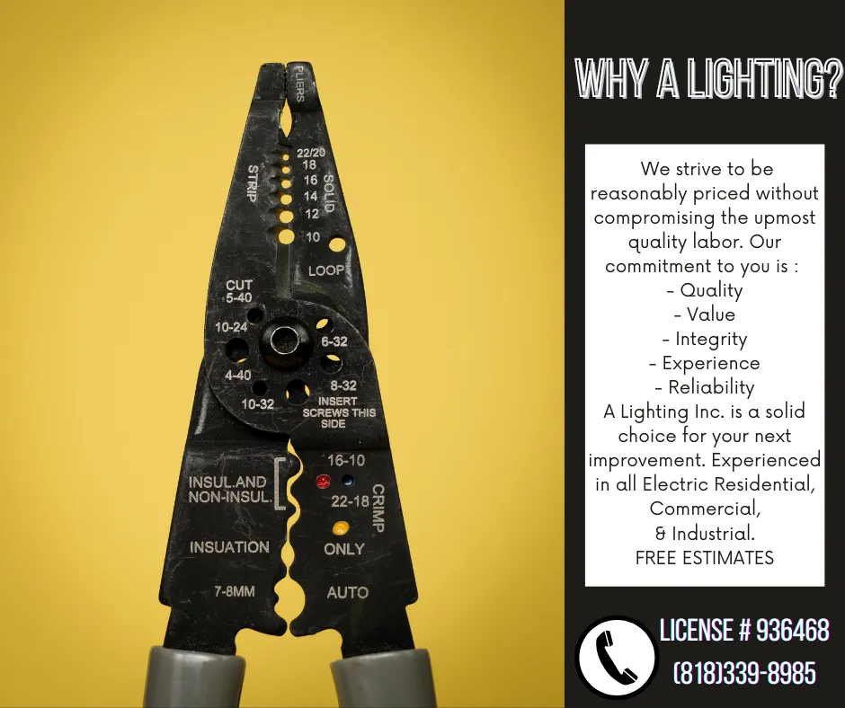 Professional lighting installation experts serving Sylmar, CA - A Lighting