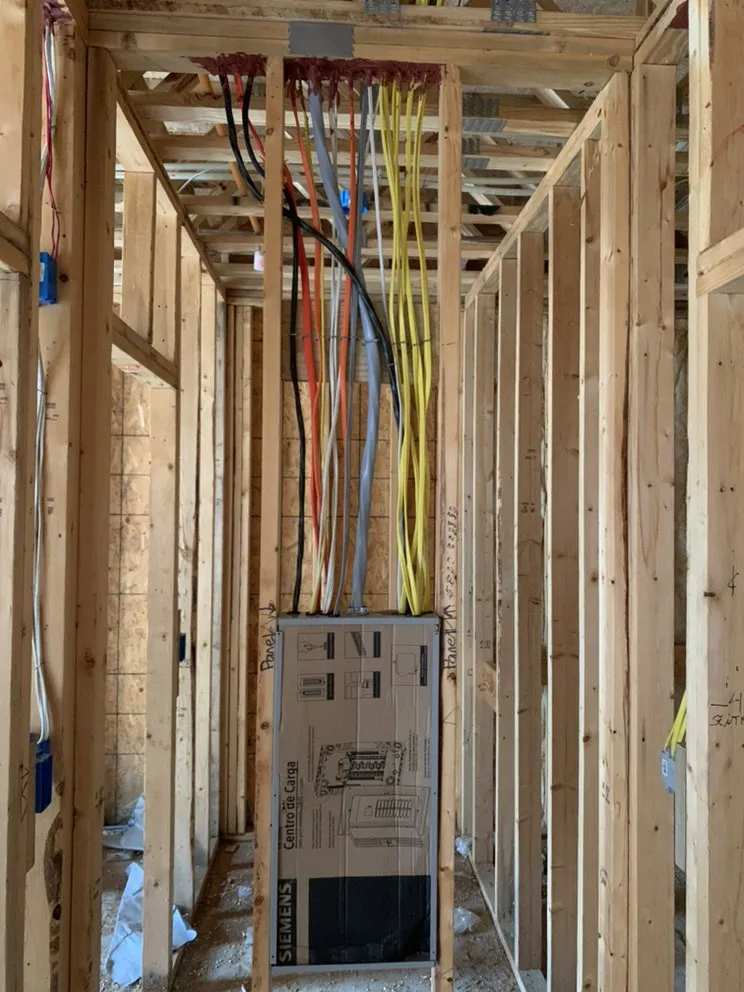 Slide of A M G Electric service