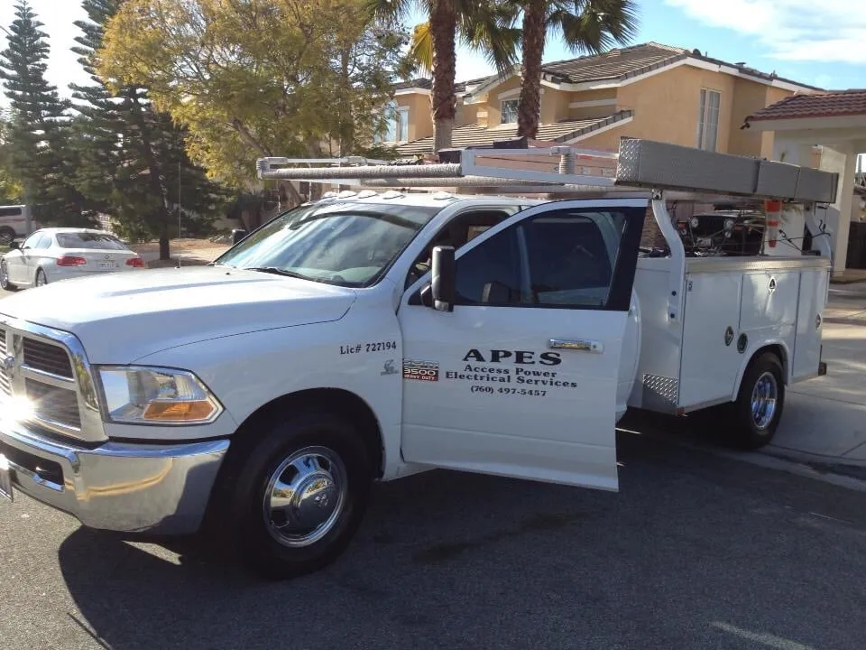 Slide of A P E S Access Power Electrical Services Inc