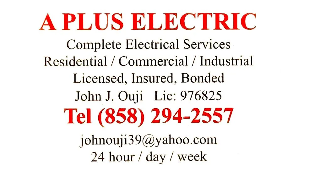 Slide of A Plus Electric