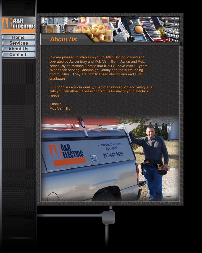 Slide of A &R Electric