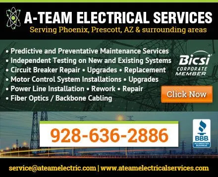 Slide of A-Team Electrical Services
