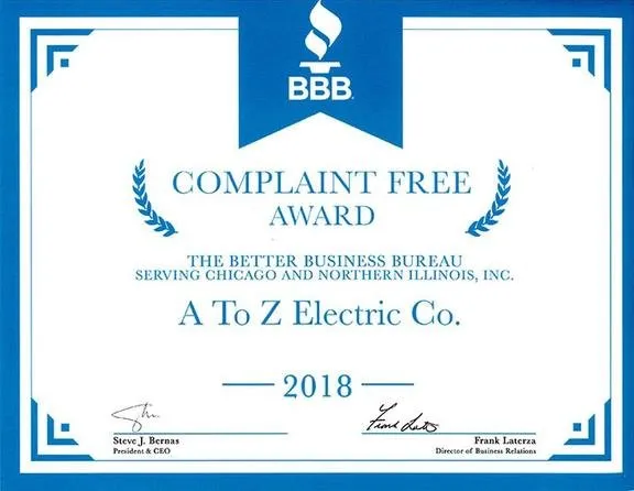 Slide of A to Z Electric