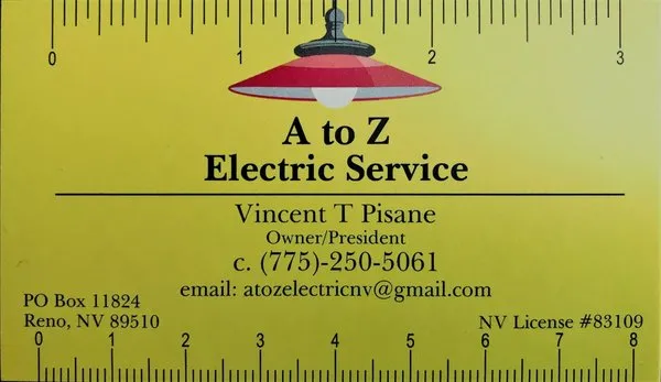 A to Z Electric Service Logo