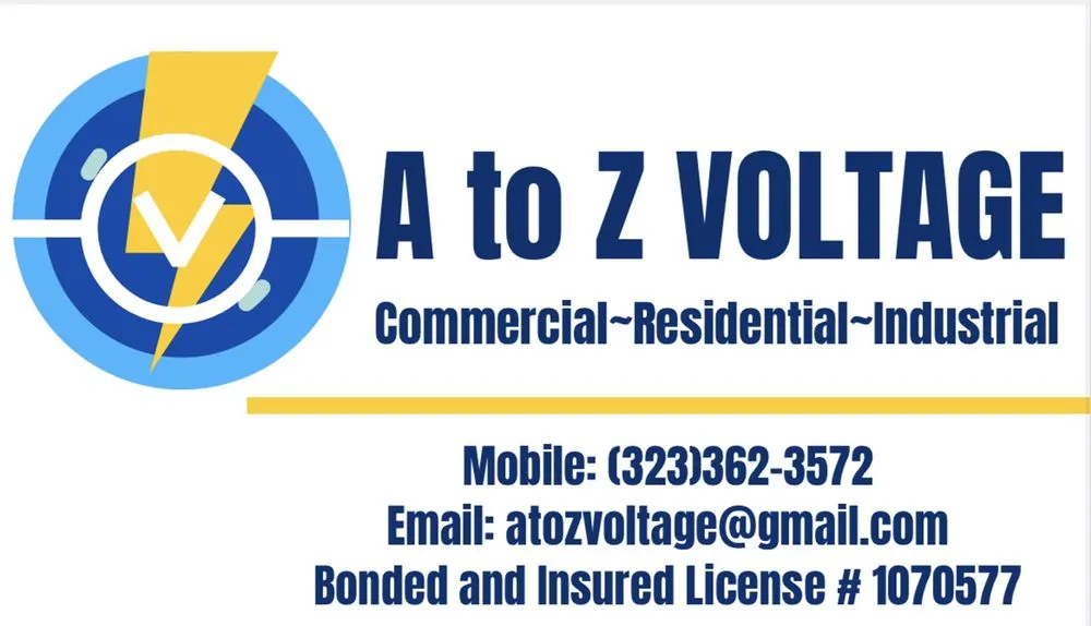 Slide of A to Z Voltage