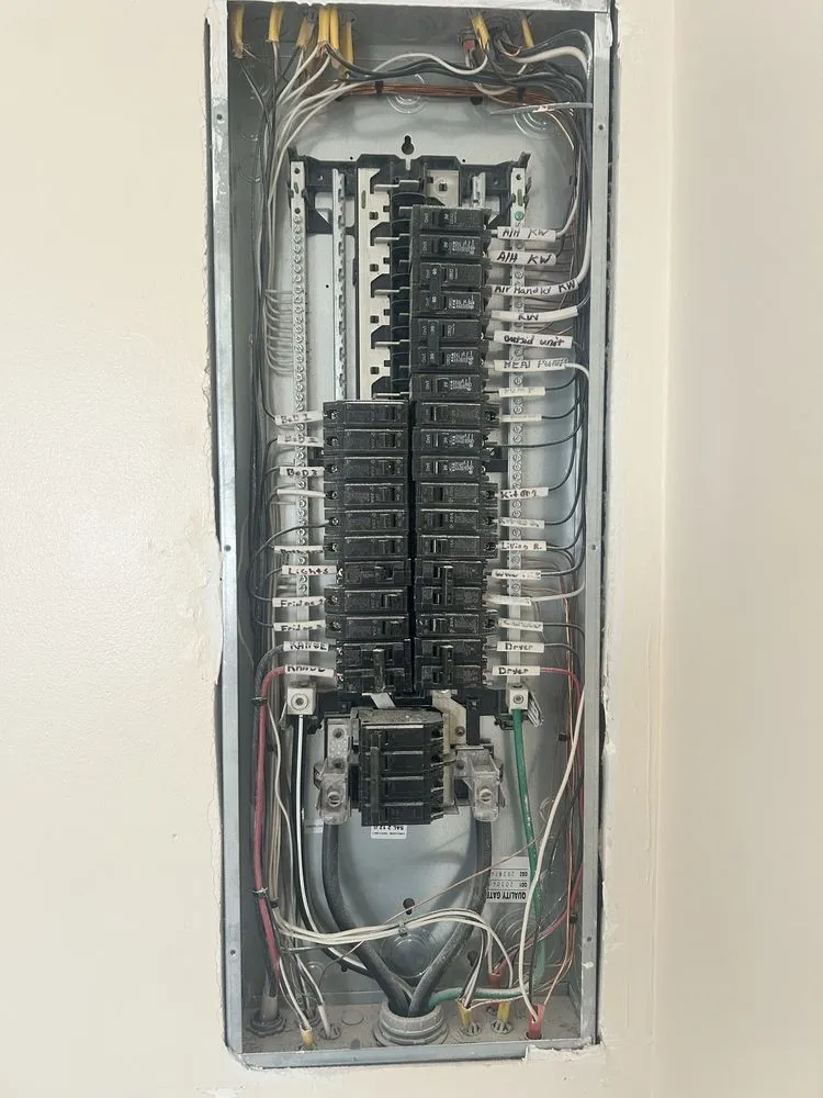 Professional electrician providing wiring installation in , 