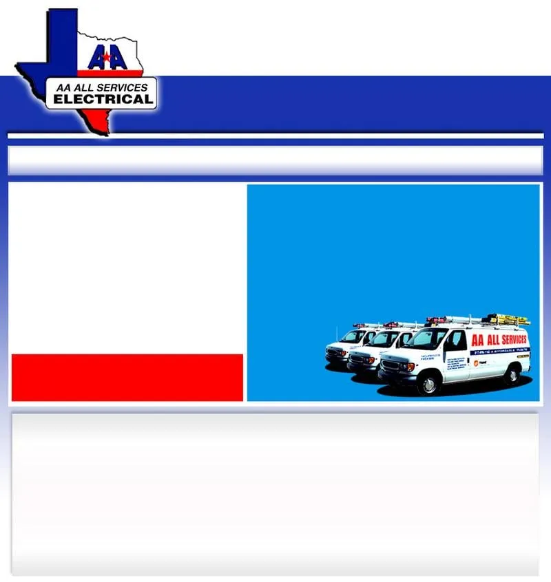 Slide of AA All Electric Service
