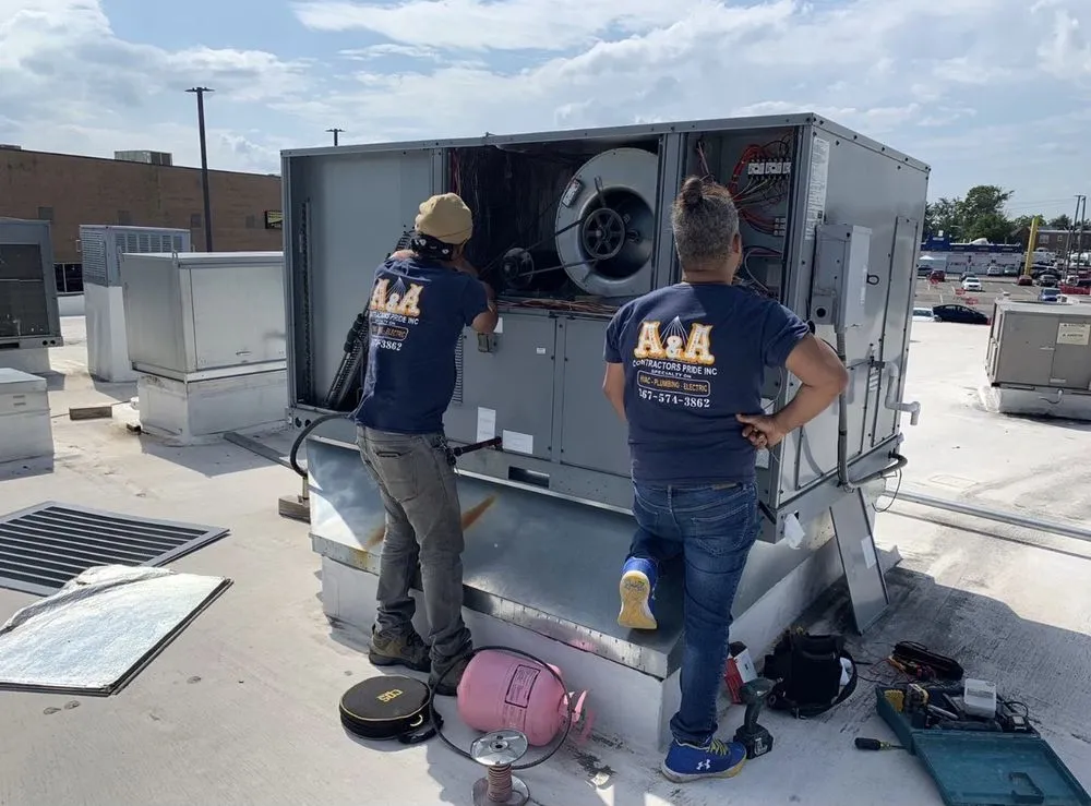 Slide of A&A Contractors Pride