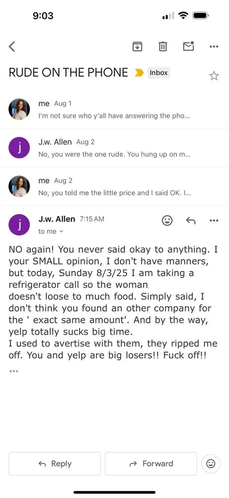 Slide of AA Rated Company