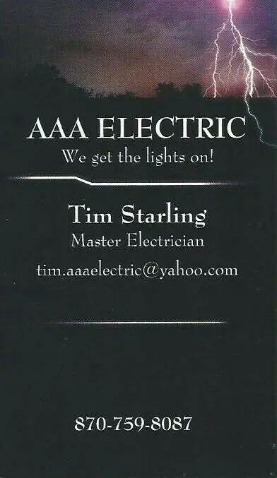 Slide of AAA Electric