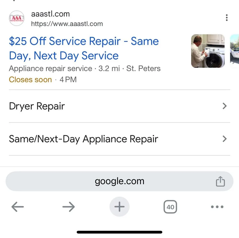 Slide of AAA Home Services