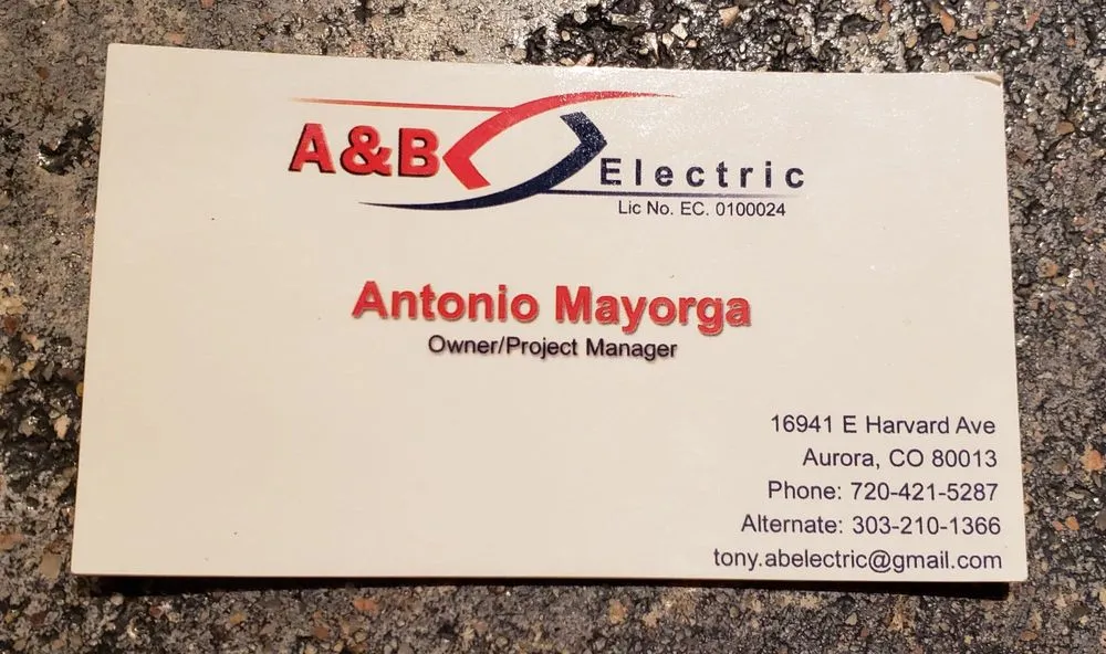 Slide of A&B Electric