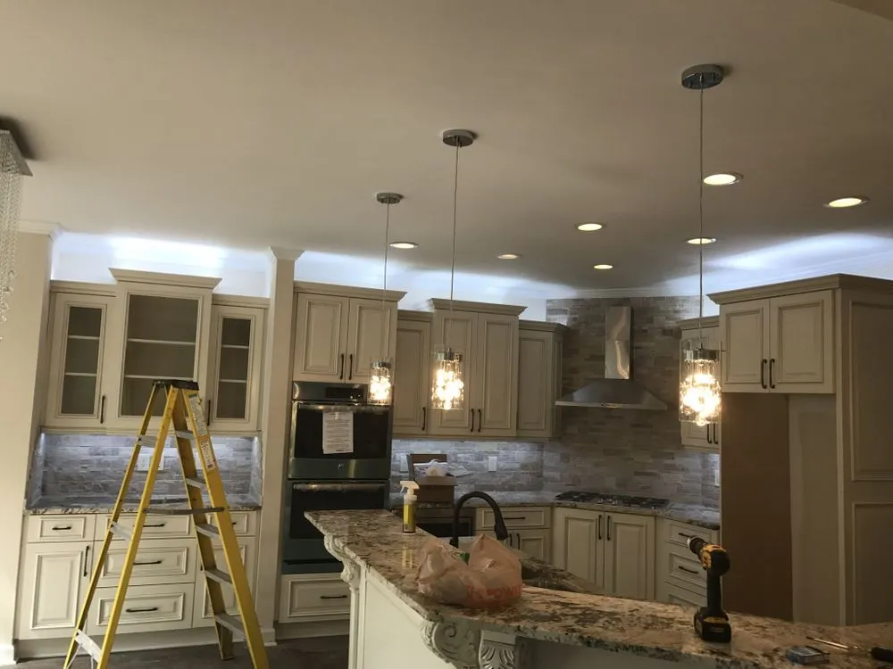 Slide of AB Lighting Renovation