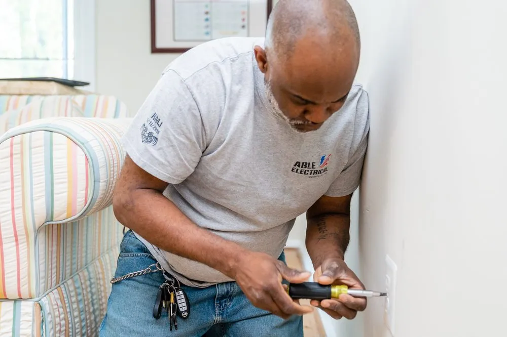 Emergency electrician providing lighting installation in Glen Burnie, MD - Able Electrical Services