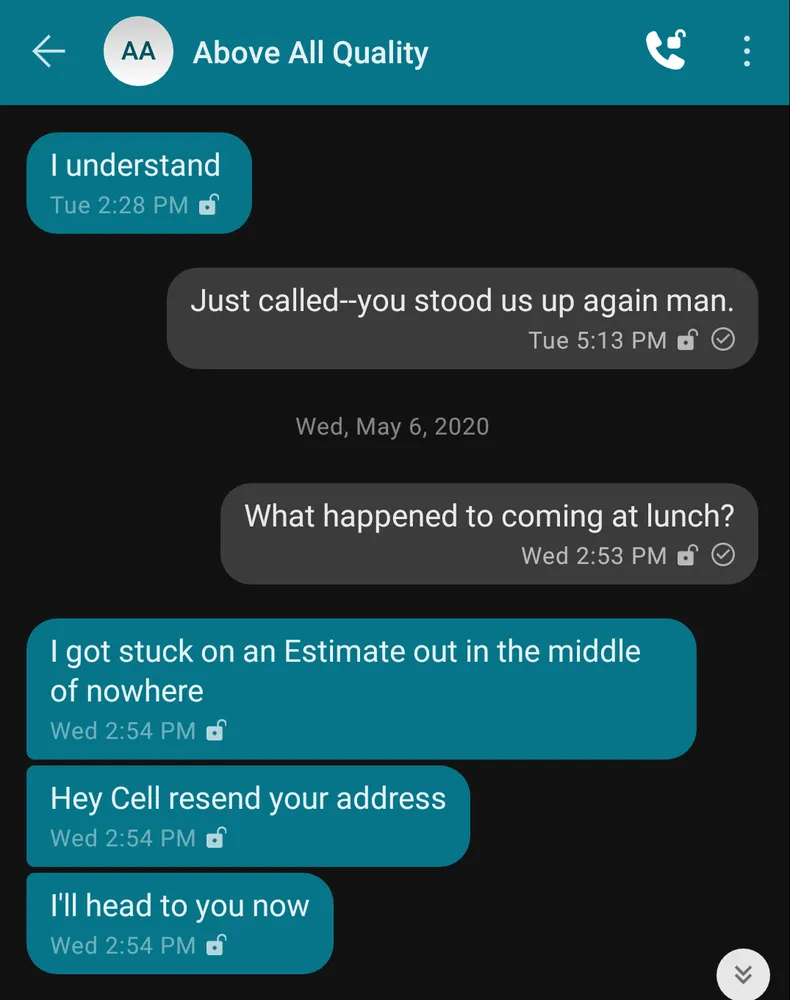 Slide of Above All Quality