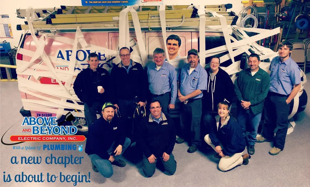 Slide of Above and Beyond Electric Company