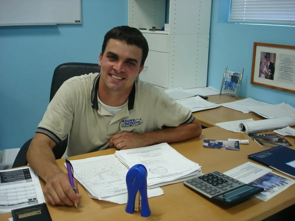 Slide of Above and Beyond Electric Company