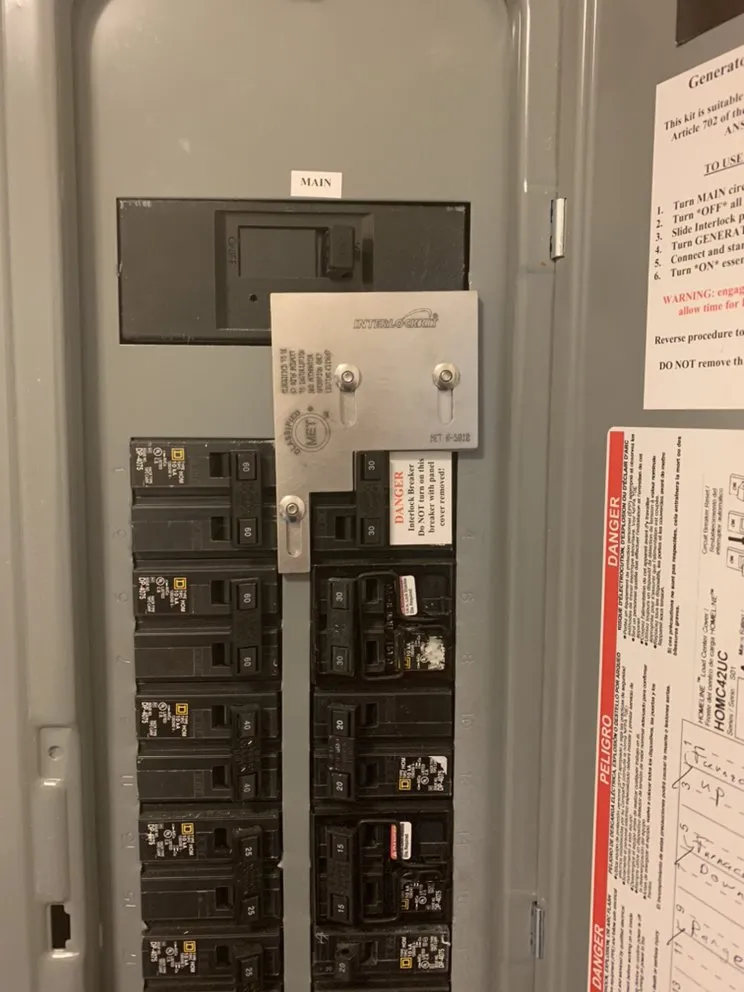 Slide of Above the Code Electrical