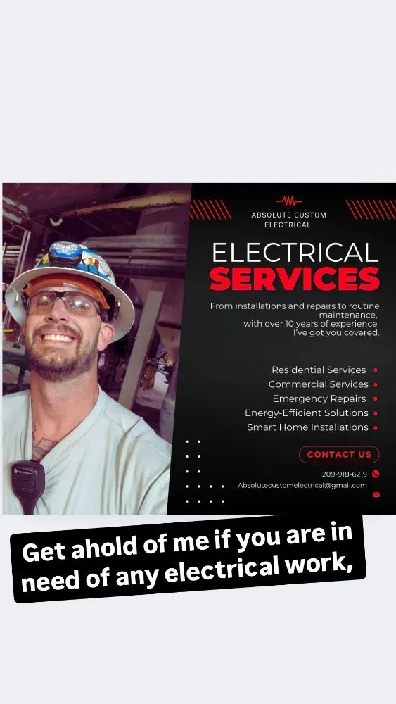 Slide of Absolute Custom Electrical