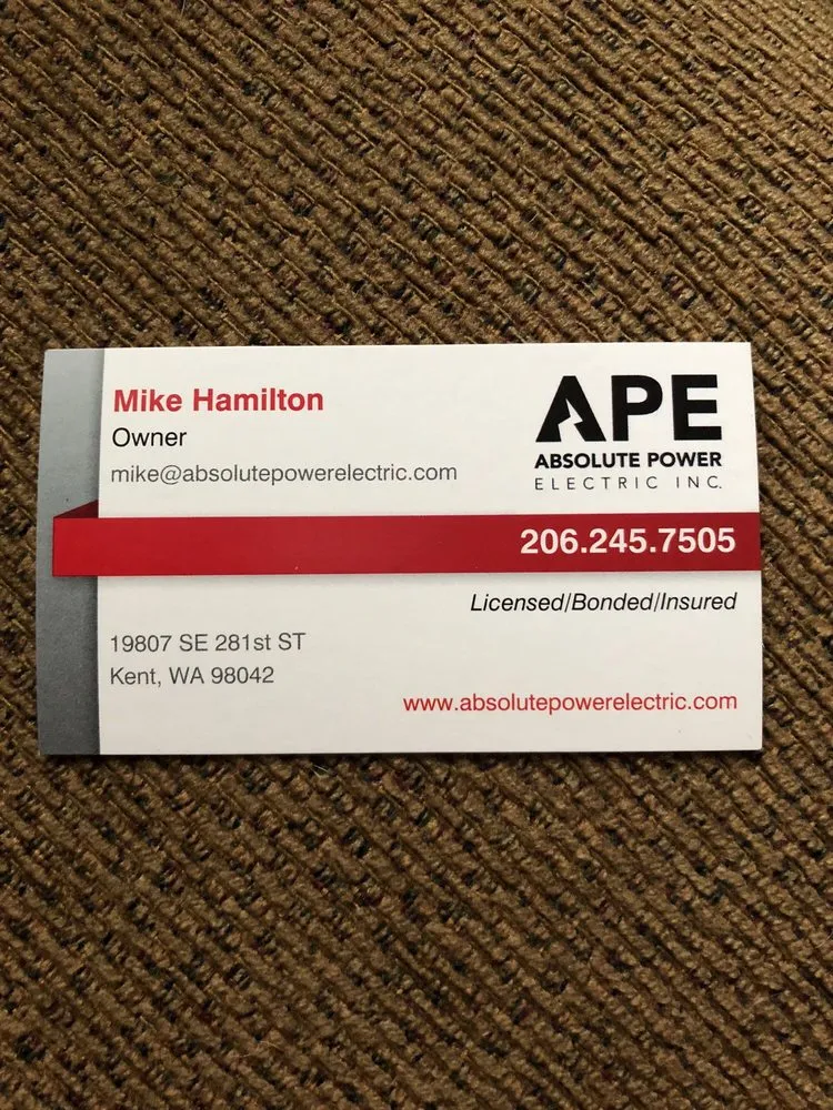 Slide of Absolute Power Electric