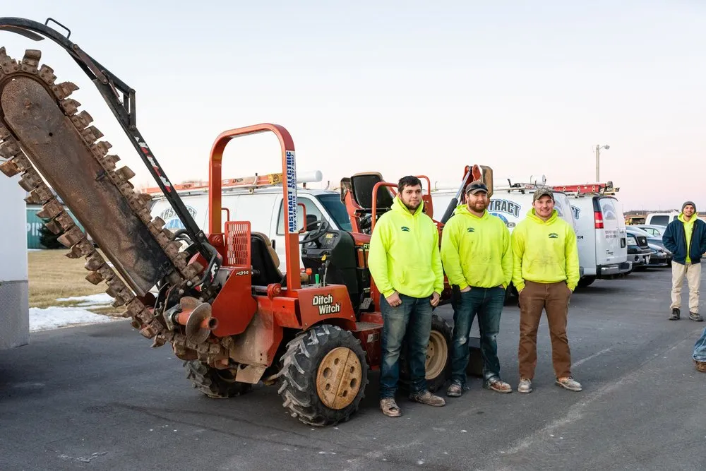 Slide of Abstract Electric