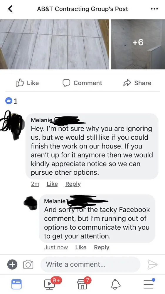 Slide of AB&T Contracting Group