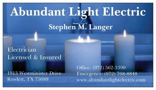 Slide of Abundant Light Electric