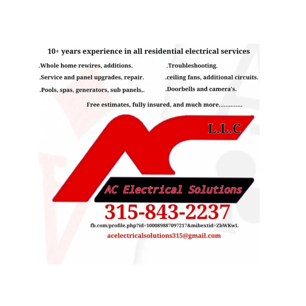 Emergency electrician providing electrical repair in Canastota, NY - AC Electrical Solutions
