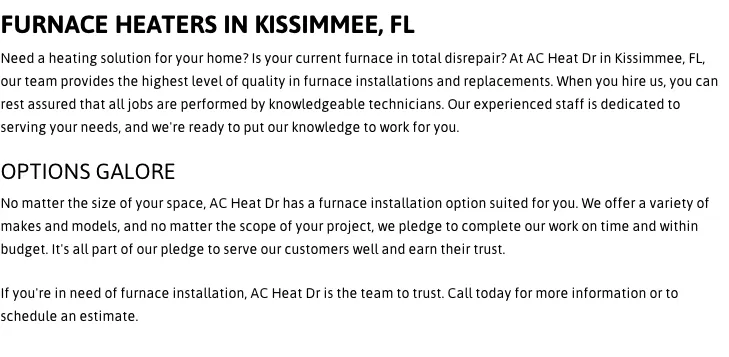 Slide of AC Heat Doctor