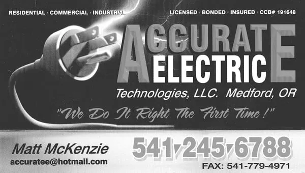 Accurate Electric Technologies Logo