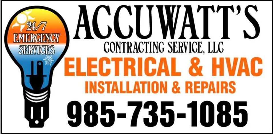 Slide of Accuwatt's Contracting Service