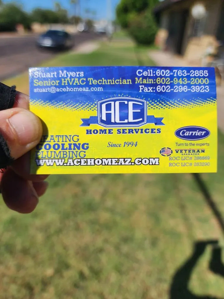 Slide of ACE Cooling, Heating, Plumbing and Electrical