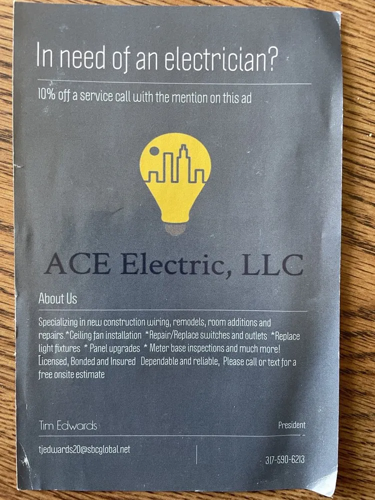 Slide of ACE Electric