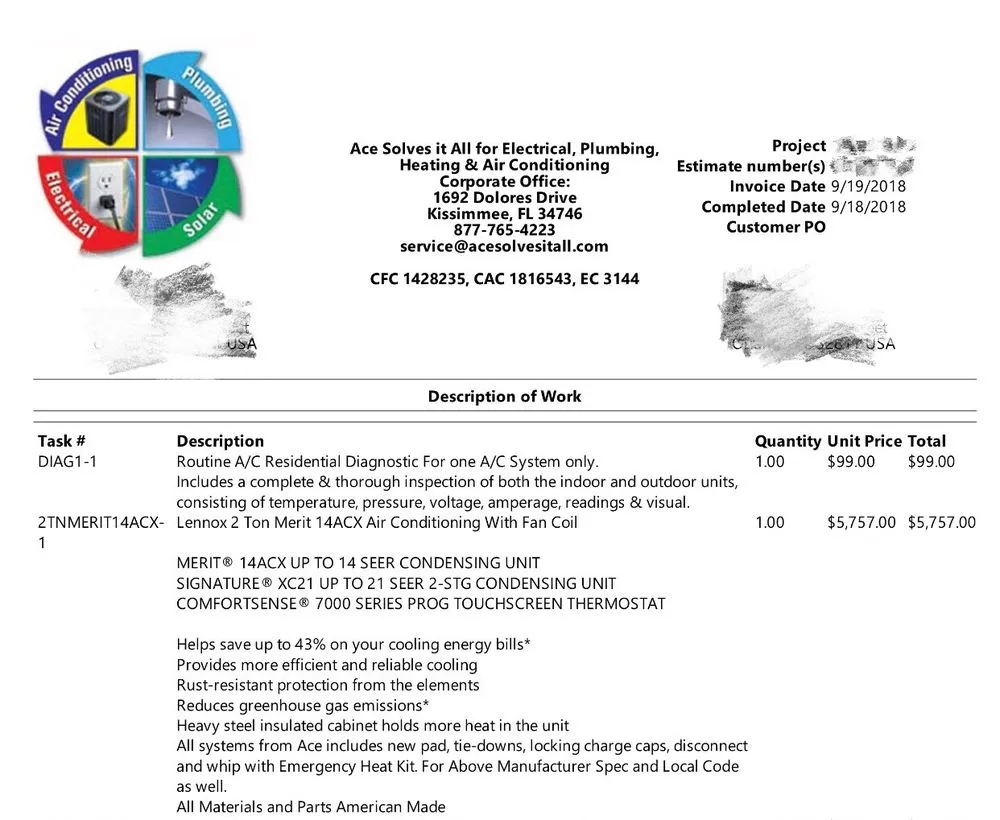 Slide of Ace Solves It All